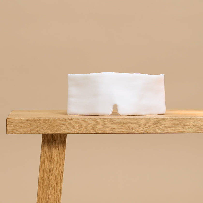 Tencel™ - Sateen Slaapmasker Wit S/M
