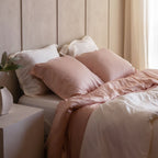 Eco Bamboe Dekbedovertrek Powder Peach