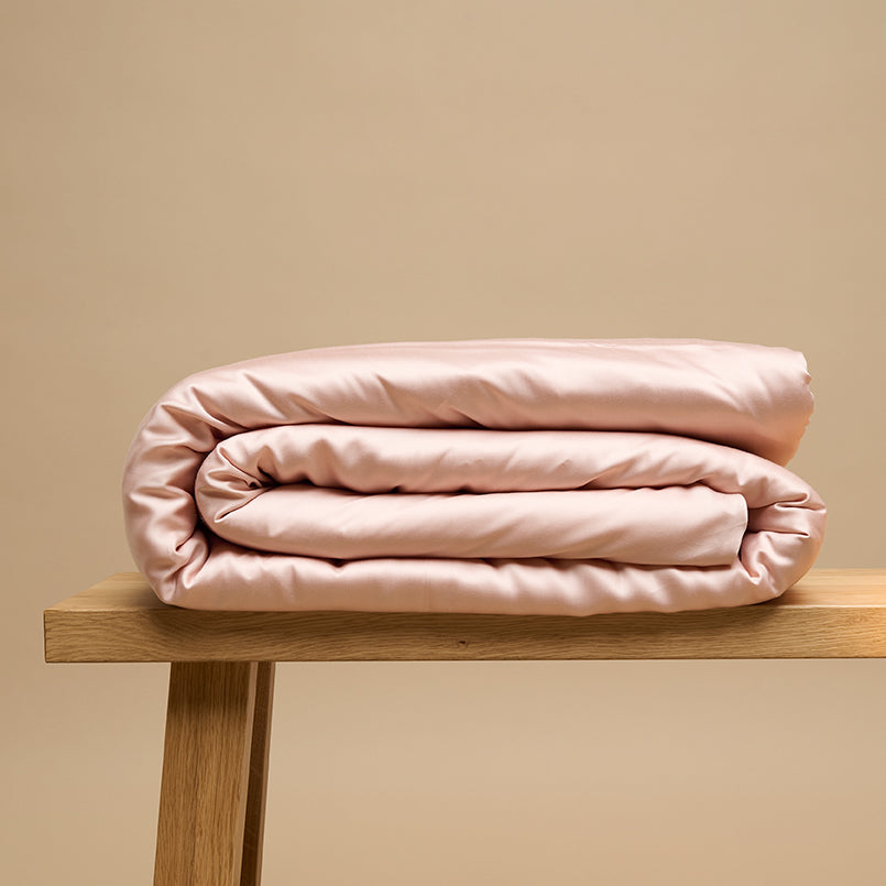 Eco Bamboe Dekbedovertrek Powder Peach