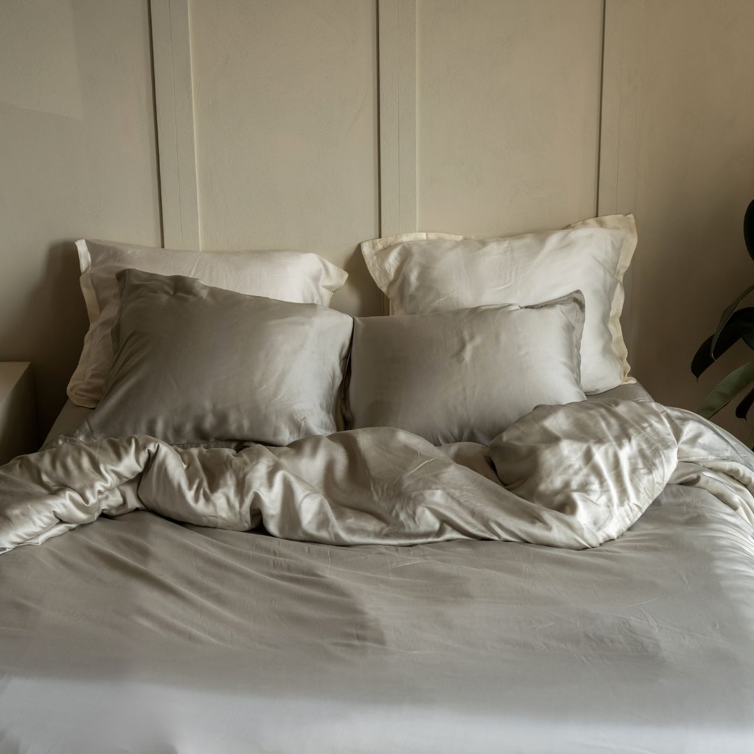 Tencel™ - Sateen Dekbedovertrek Taupe