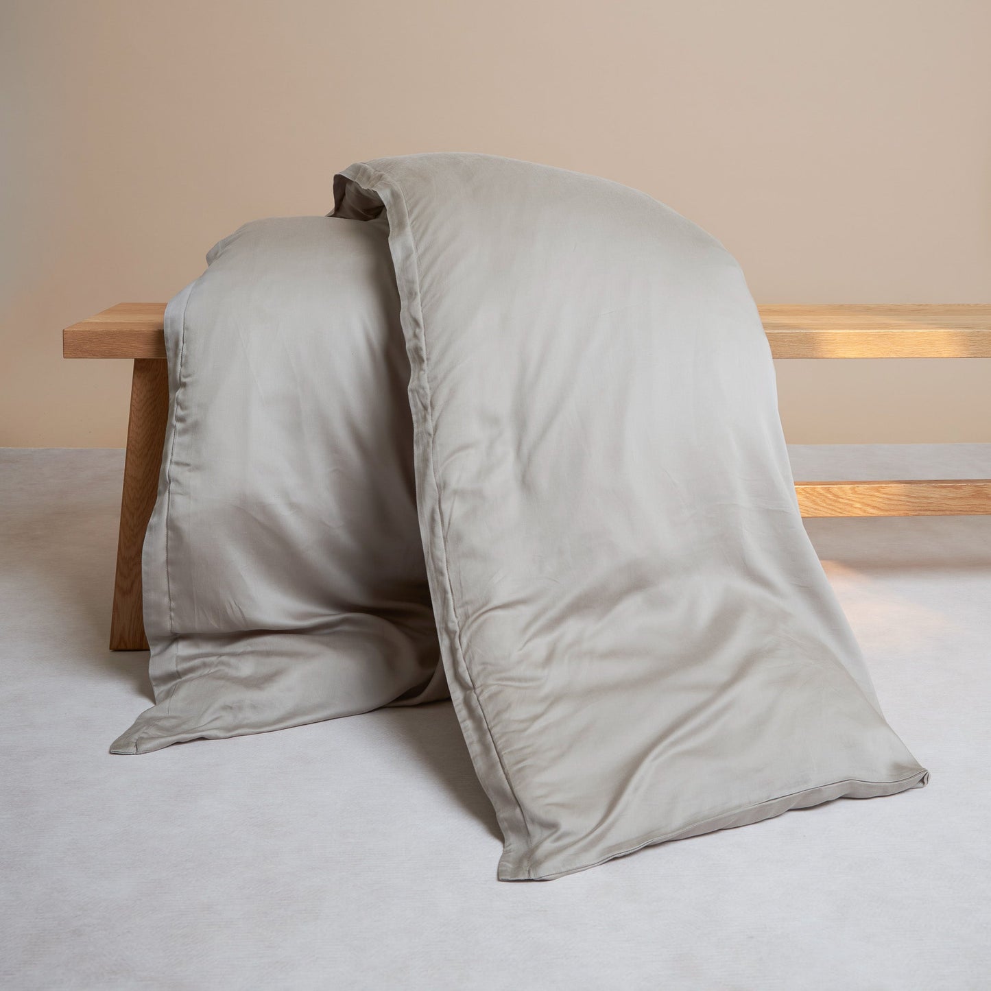 Tencel™ - Sateen Dekbedovertrek Taupe