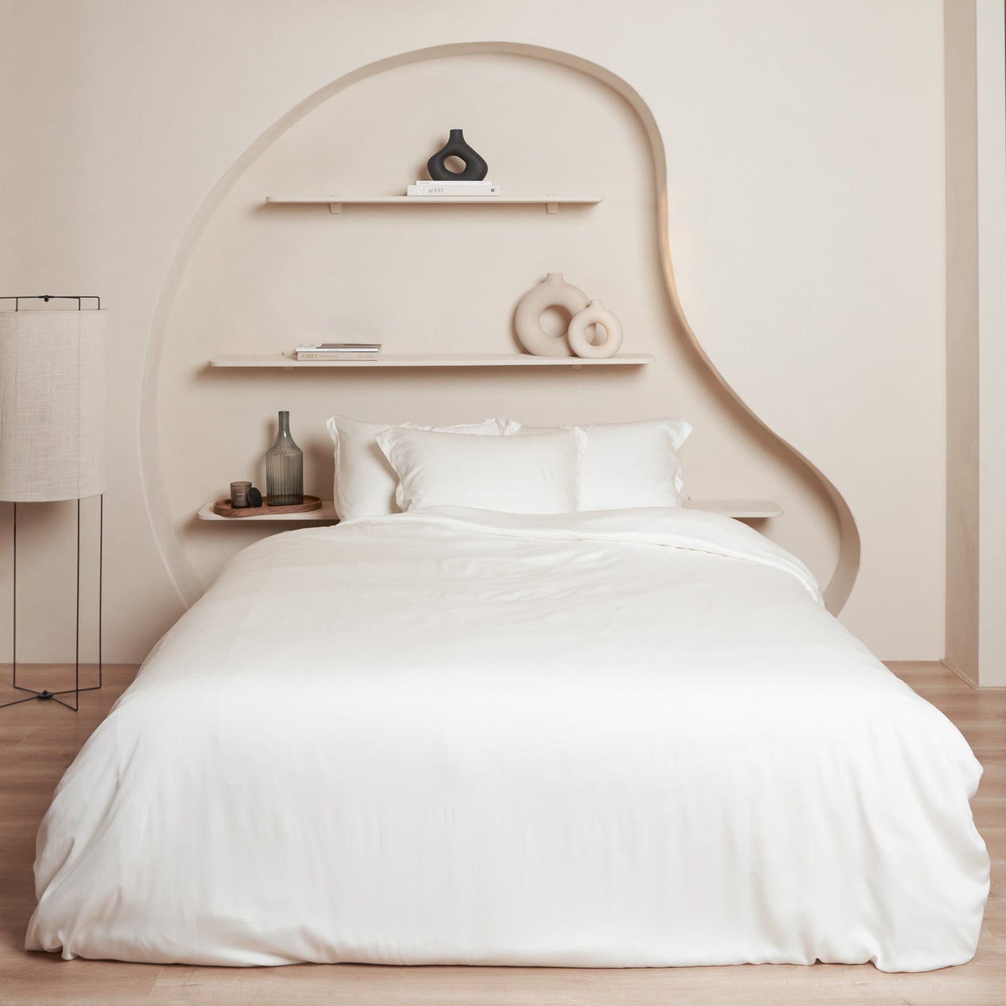 Tencel™ - Sateen Dekbedovertrek Off White