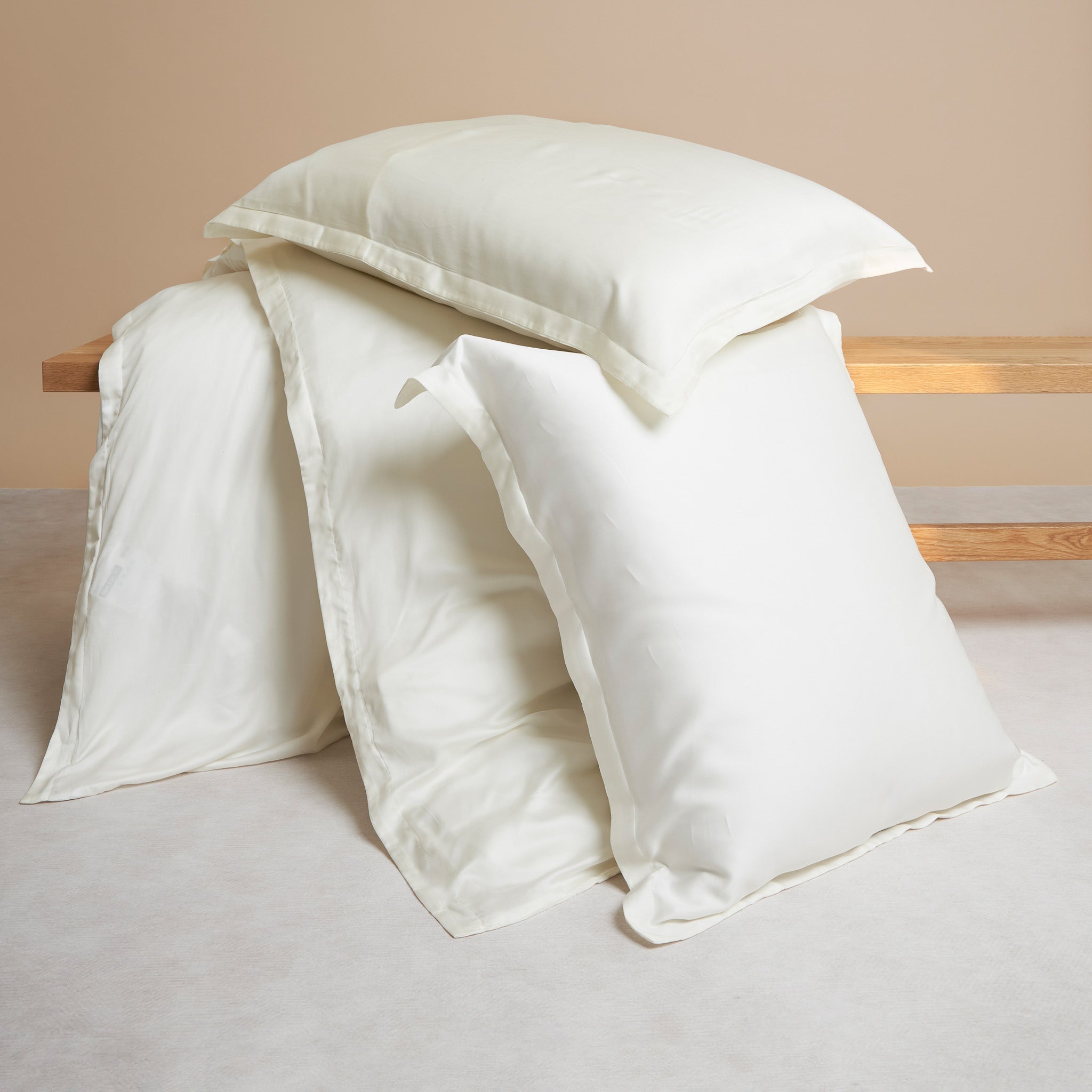 Tencel™ - Sateen Dekbedovertrek Off White