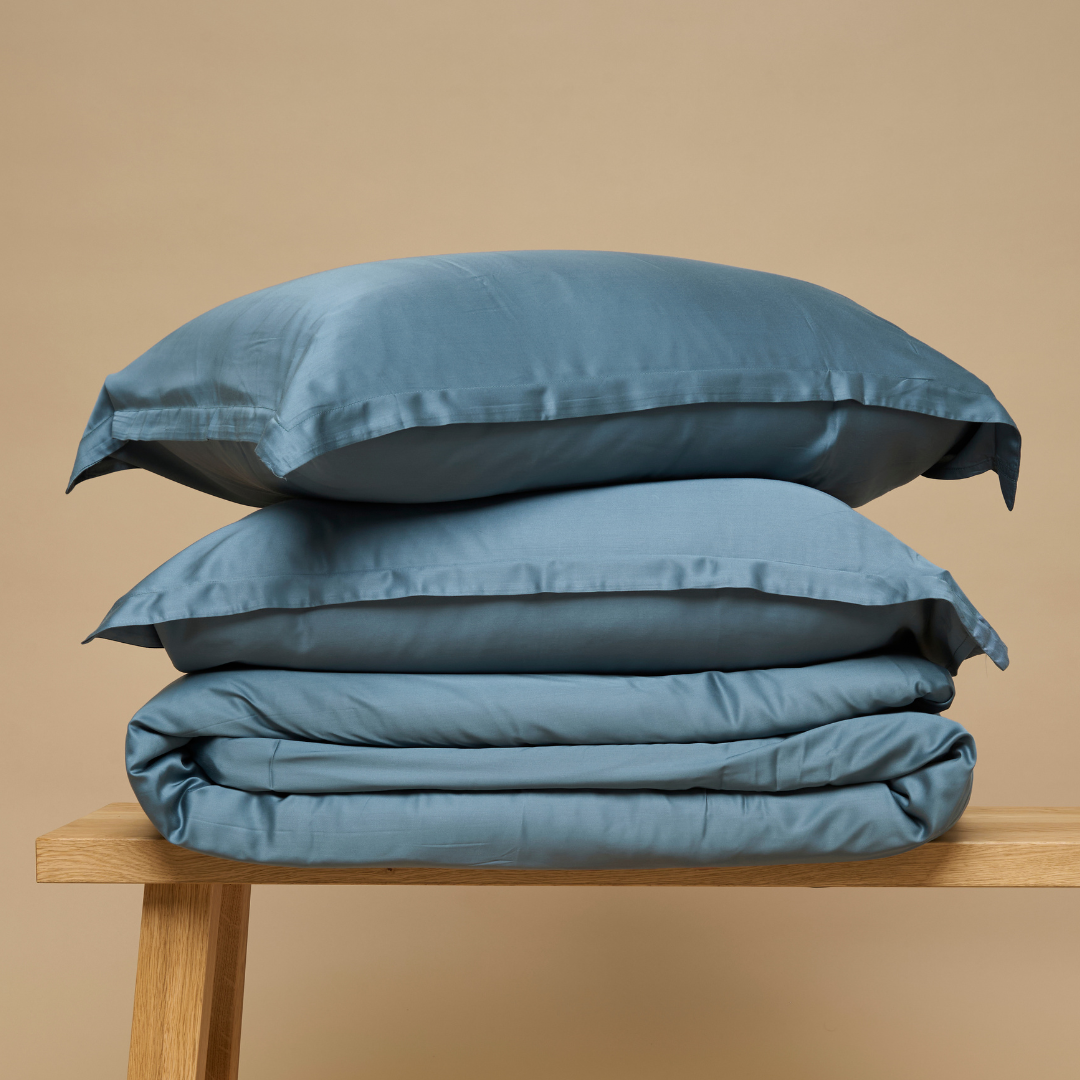 Bamboe Dekbedovertrek Ocean Blue