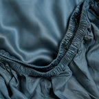 Bamboe Hoeslaken Ocean Blue