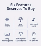 Novrya Pulse – Wireless Earbuds, Deep Bass & ENC Noise Reduction