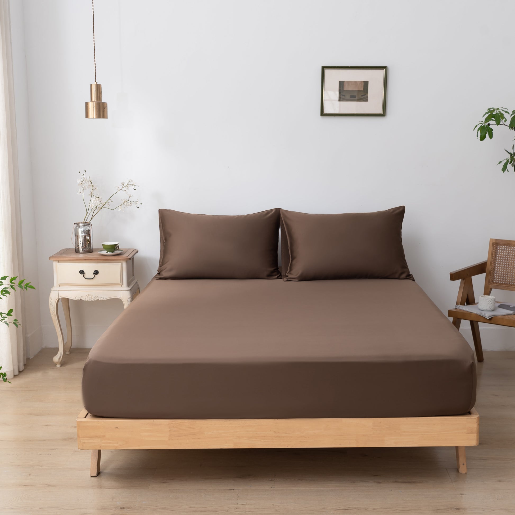 Hoeslaken - Coffee Brown - Premium